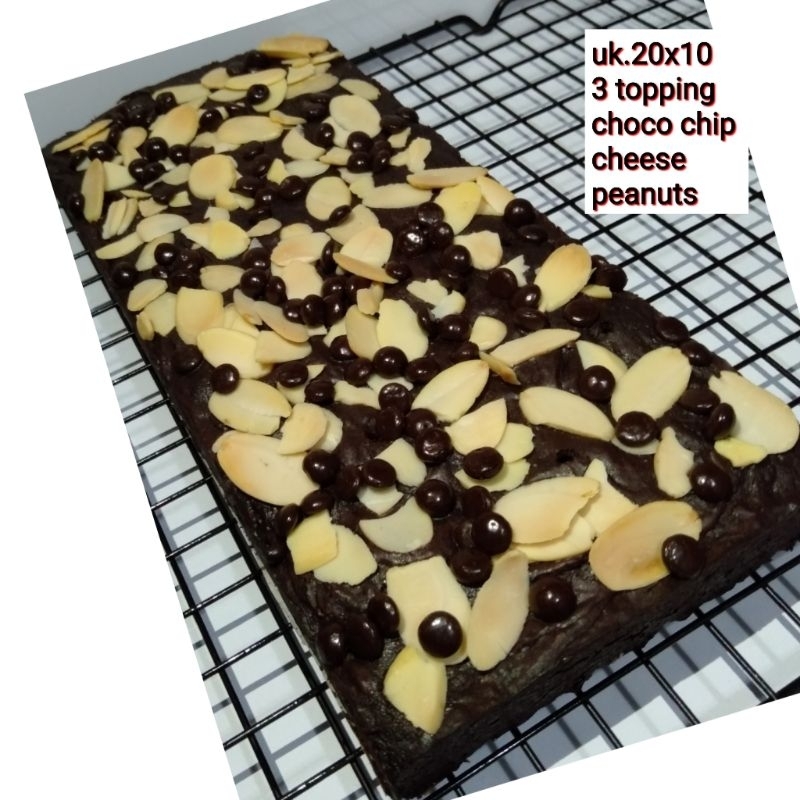 

Fudgy Brownies Panggang dark chocolate uk.20x10
