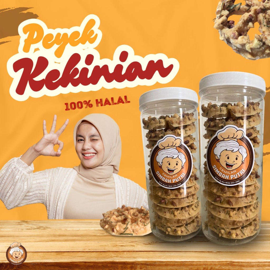 

Peyek Simbah Putri Rempeyek Kacang Tanah Premium (Box - Large) | Peyek Kacang Premium Tanpa Pengawet