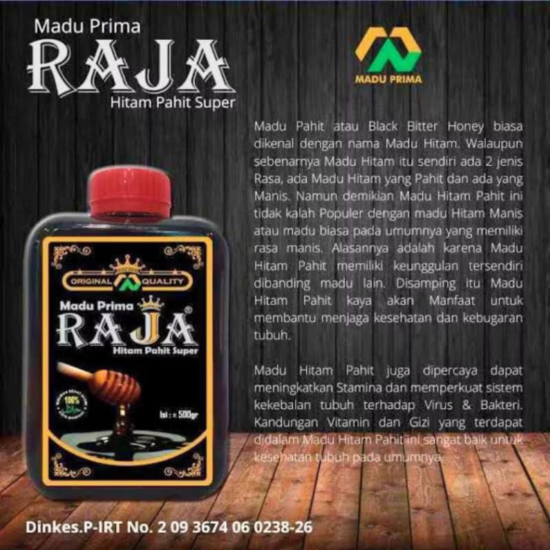 

Madu Raja 500 Gram Madu Hitam Pahit Super Madu Prima Raja Hitam Pahit Super 500 Gram