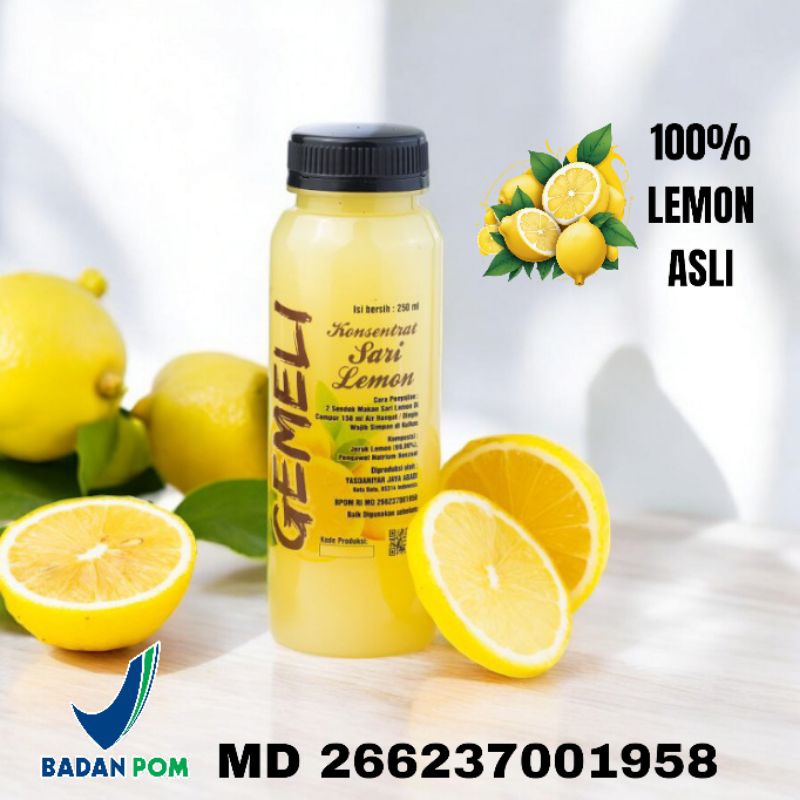 

Sari Lemon Murni 250ml Original BPOM