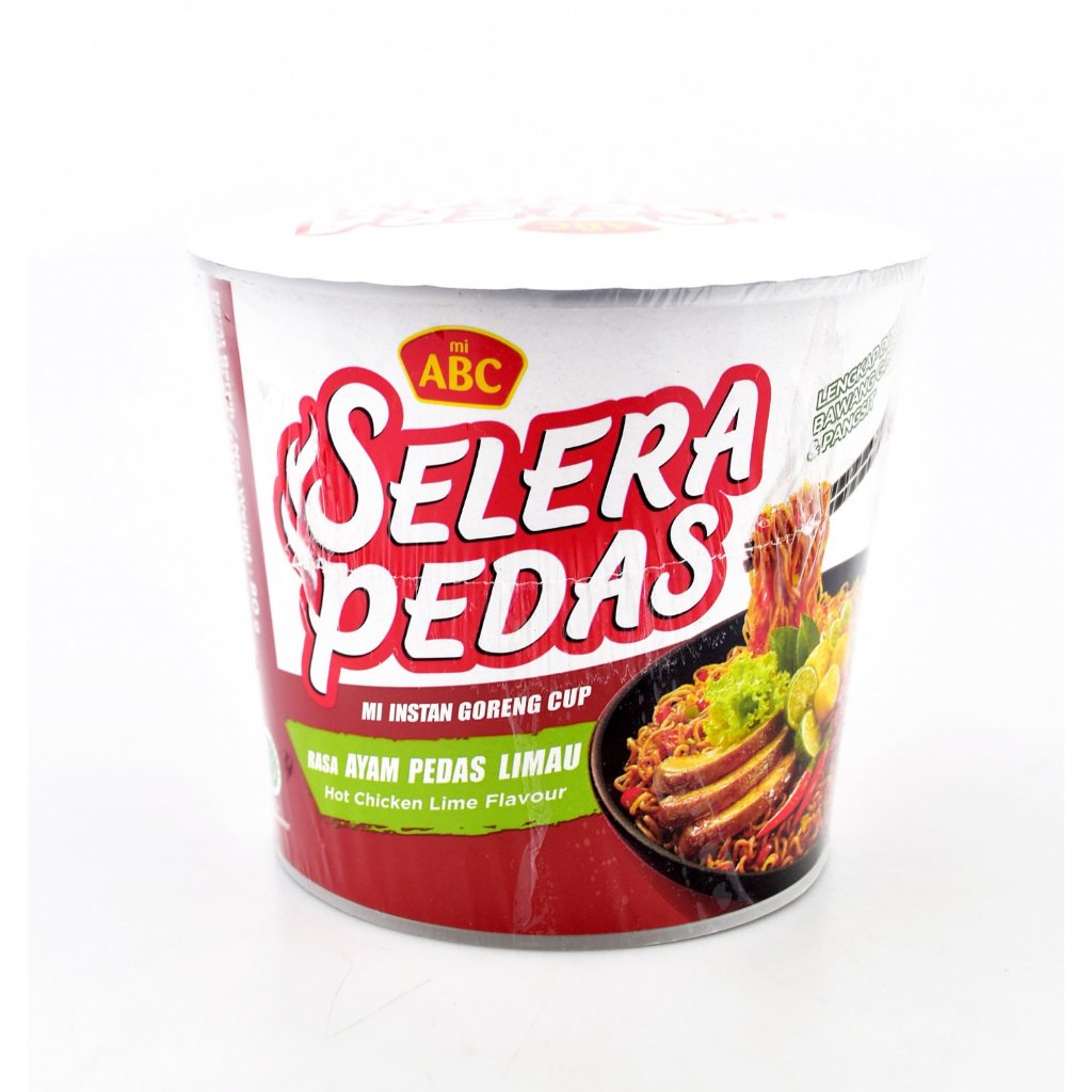 

Mie Mi Instant ABC Cup Goreng Ayam Pedas Limau