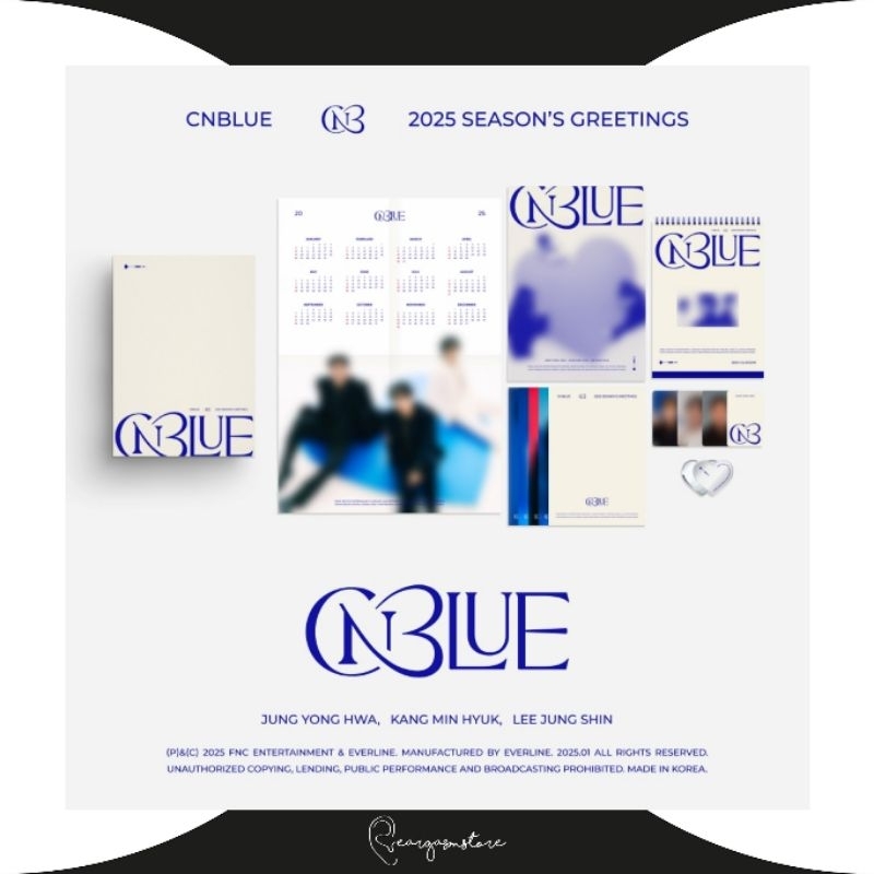 CNBLUE - 2025 SEASON’S GREETINGS (FNC STORE / APPLEMUSIC / EVERLINE / KTOWN4U)