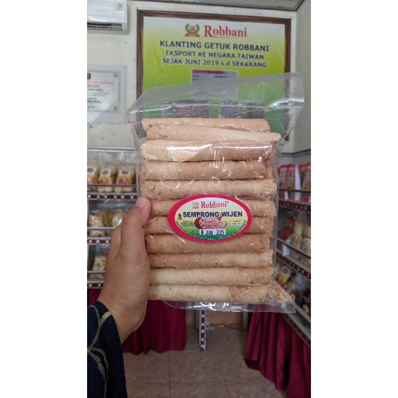 

Kue Semprong Wijen 250 gram Robbani Snack Oleh oleh Khas Lampung Cemilan Sehat Keluarga