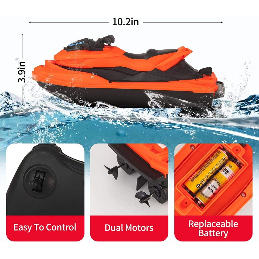 Mainan Rc Jet Ski Mainan Remote Control Kapal Motor Boat Jetski