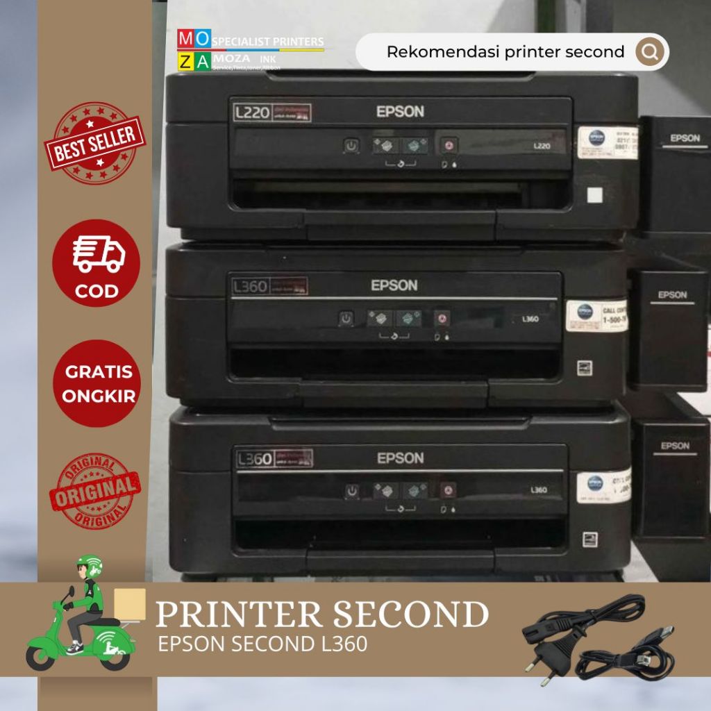 PRINTER EPSON SECOND SIAP PAKAI