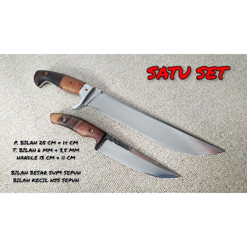 Pisau Satu Set / Pisau seset / Pisau Sembeleh