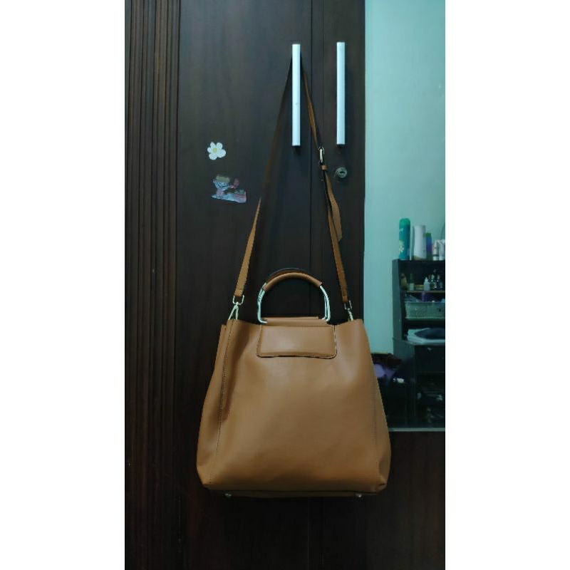 Preloved Tas Obermain Brown Jual Murah