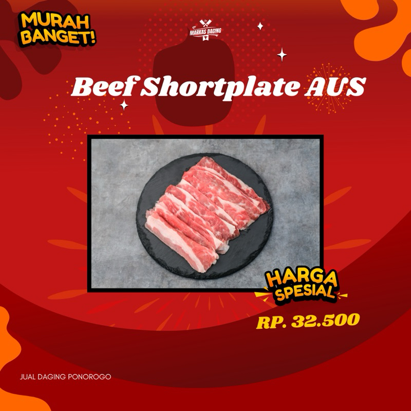 

Daging Shortplate AUS / Beef slice irisan tipis / Yakiniku / Shabu Suki 250gram