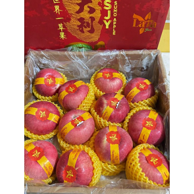 

Apel Sekaiichi premium Lara 1kg Apel Sumo