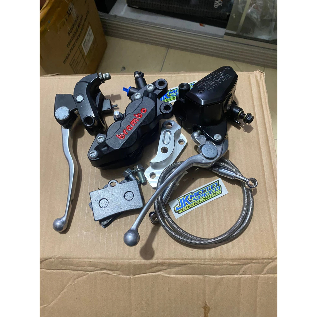 PAKET MURAH  MASTER REM ER6 KALIPER BREKET SELANG REM CAKRAM RX KING NEW RXK VIXION NOUVO BYSON SCOR