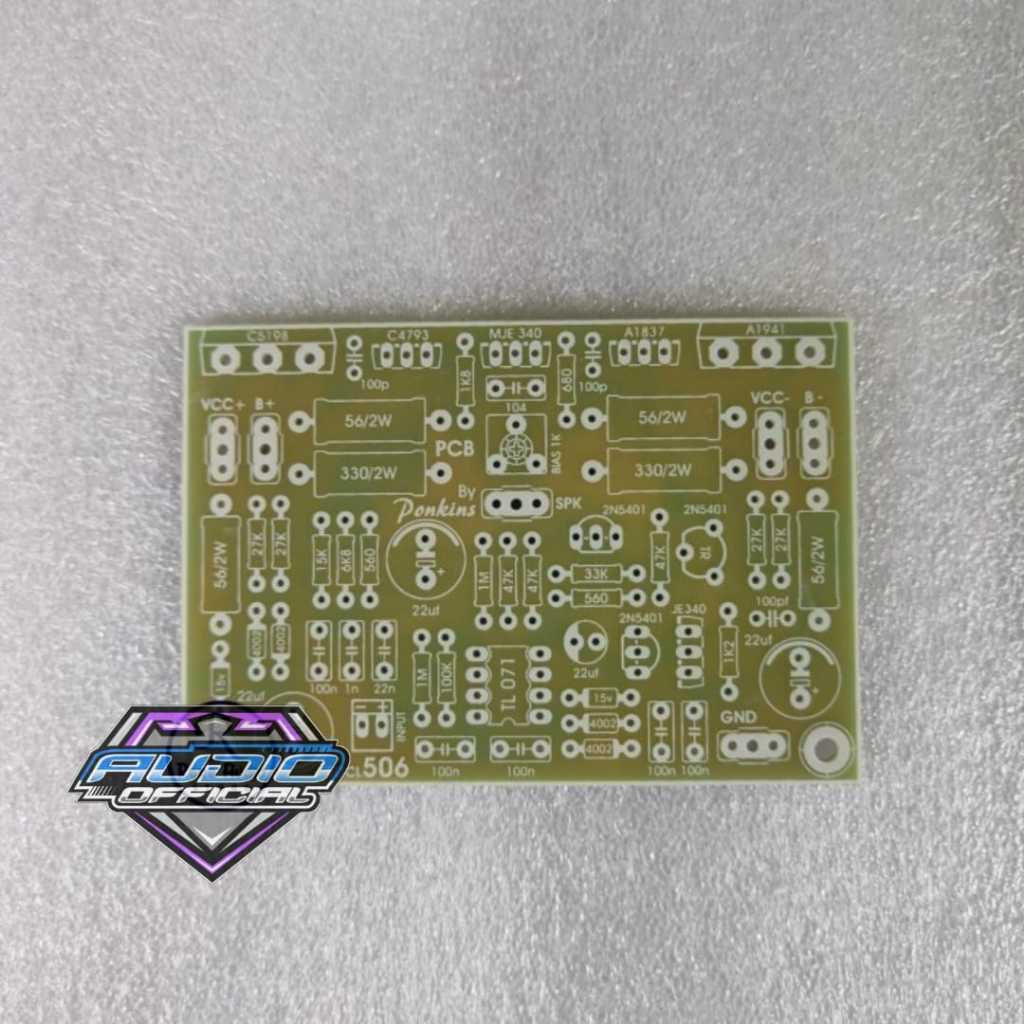 Pcb SOCL 506 TEF BIAS SERVO FR4 Fiberglass