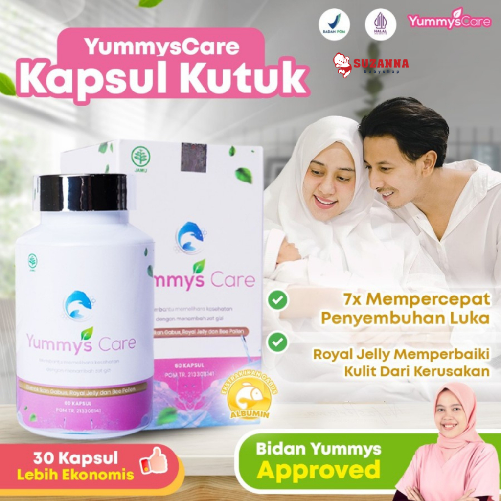 YummysCare Kapsul Kutuk ekstrak ikan Gabus 30 Kapsul - Vitamin Ibu