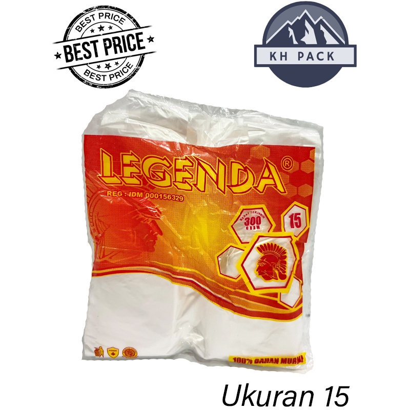 Kantong Plastik Kresek Bening Legenda 250/300 Gram