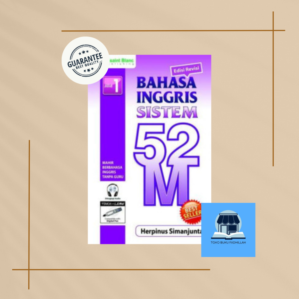 Bahasa inggris sistem 52 M jilid 1 +cd
