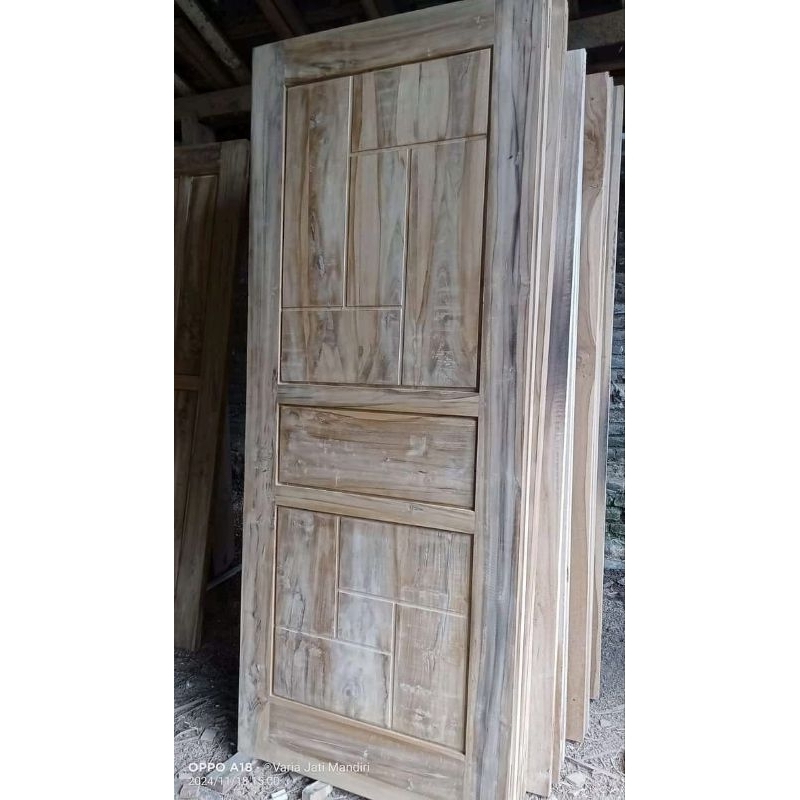 daun pintu minimalis jati dan mahoni