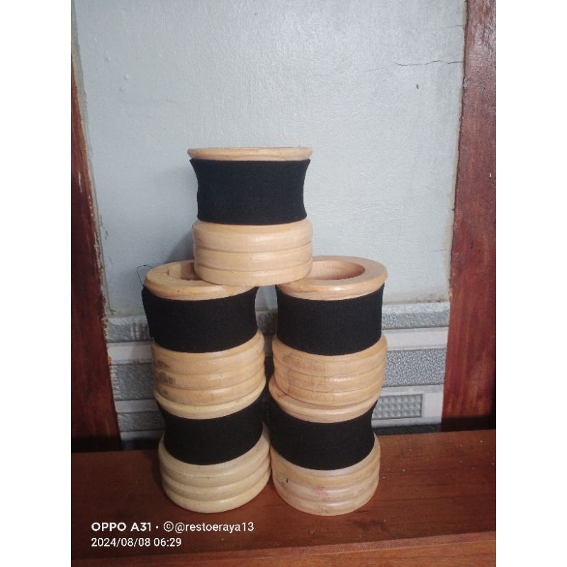 Karet,tutup senar/golong,pancing cod warna hitam harga satuan