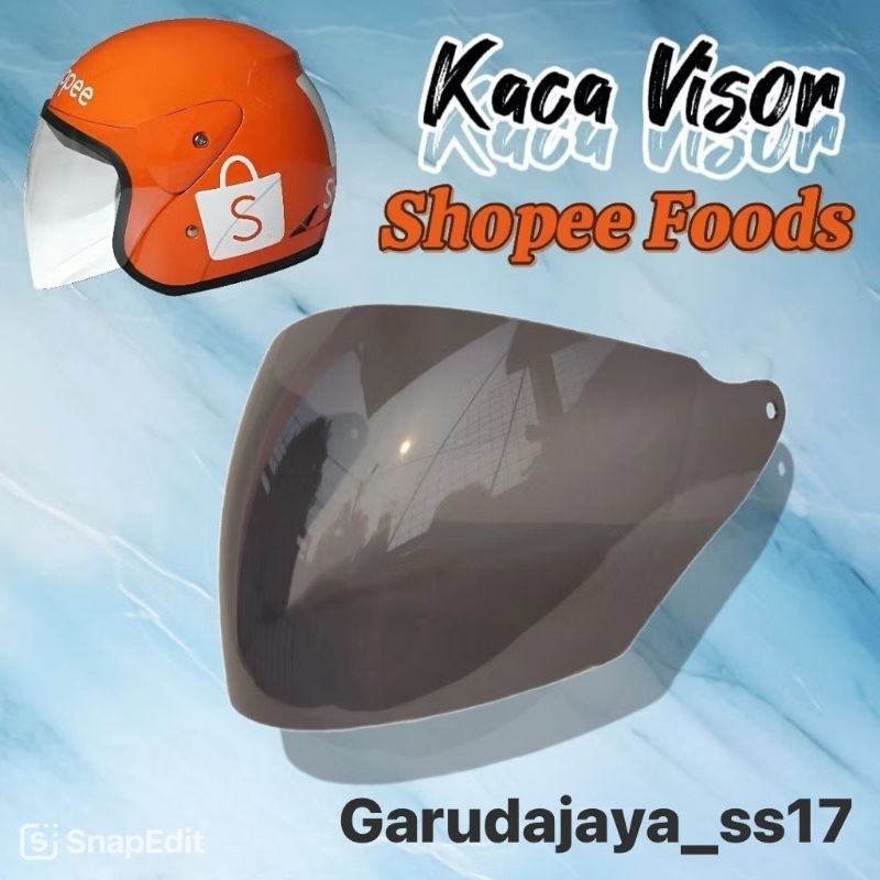 kaca helm Shopee food