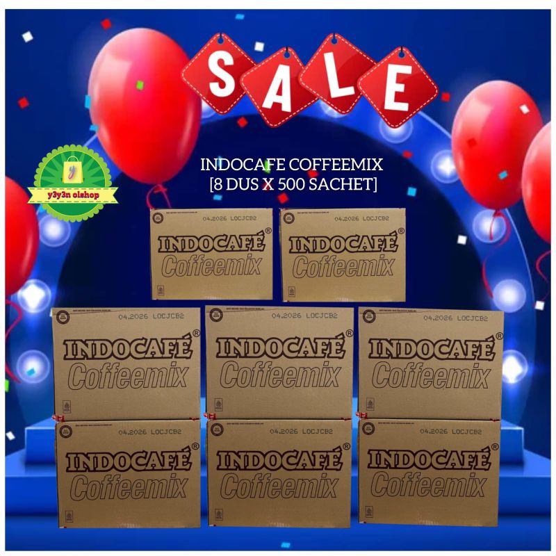 

INDOCAFE COFFEEMIX 3in1 [8 DUS x 500 SACHET]