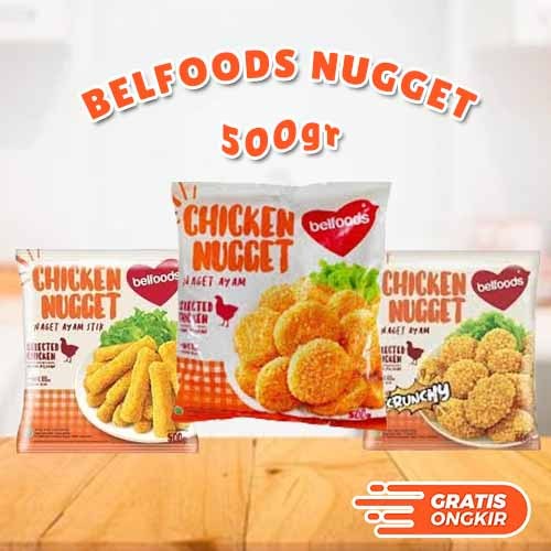 

Chicken Nugget 500gr Belfoods Favorite Chicken Nugget Chicken Stick Crunchy Nugget