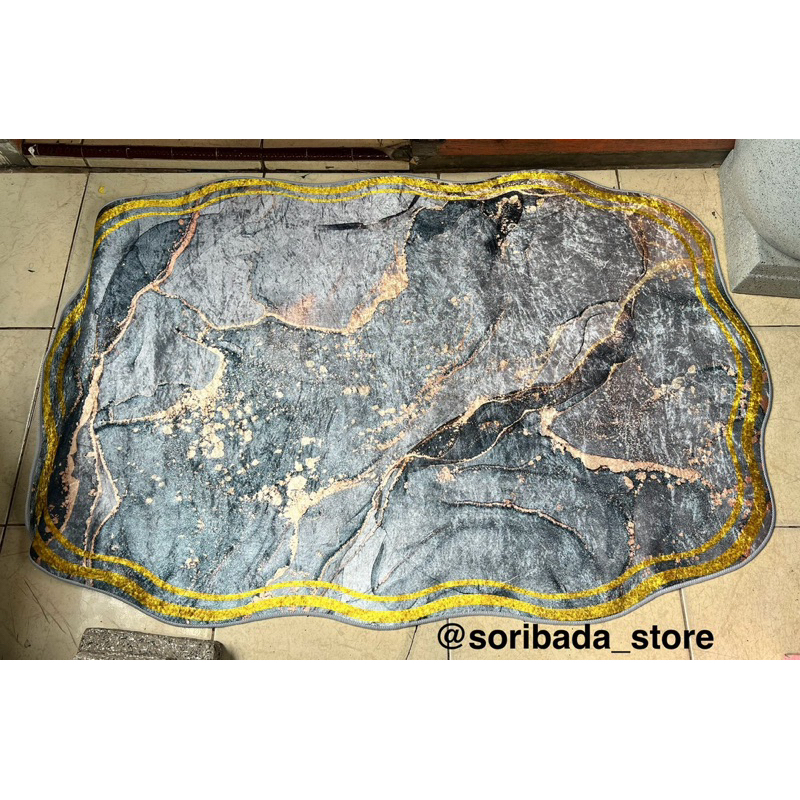Karpet Polyester | Karpet Ruang Tamu | Karpet Mewah Unik | Karpet Kilat | Dekorasi Rumah