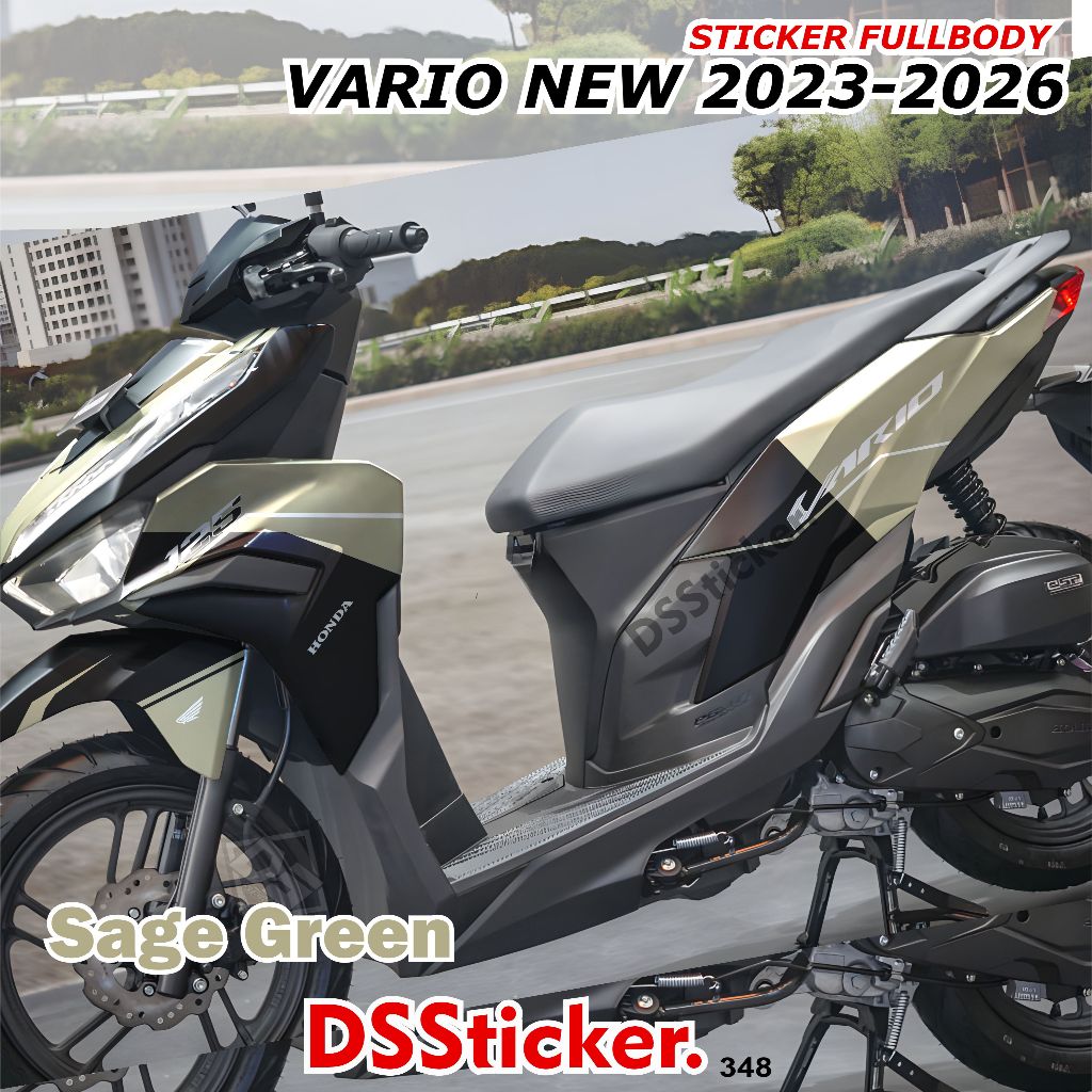348 Decal Sticker FullBody Vario 125 & 150 New 2023-2026 | Warna Pastel Stiker Skotlet Modifikasi Va