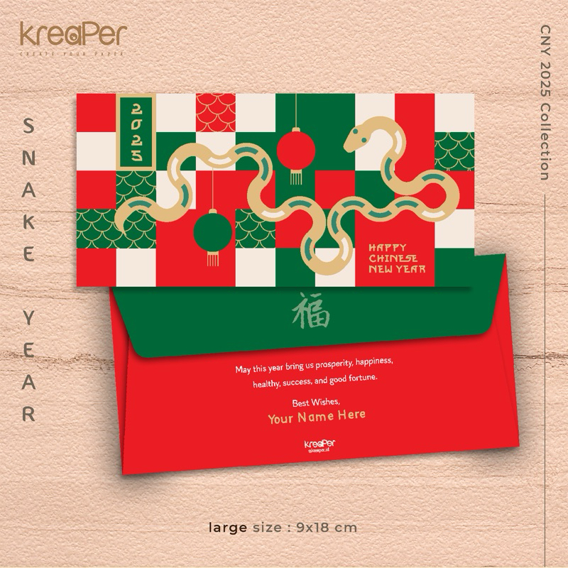 

AMPLOP / ANGPAO IMLEK CNY 2025 TAHUN ULAR PREMIUM (SNAKE-07)