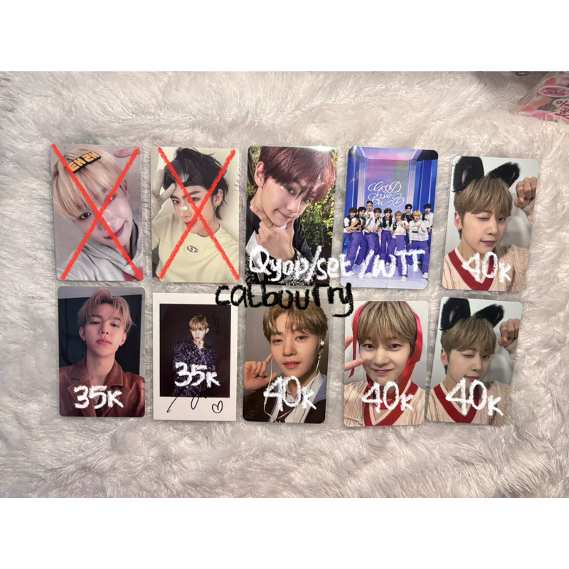 [UBAH PENGIRIMAN KE SICEPAT] photocard pc zb1 zerobaseone official yits melting point matthew kucing