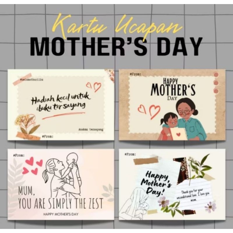 

Kartu Ucapan / hari ibu / graduation / ulang tahun / blank card