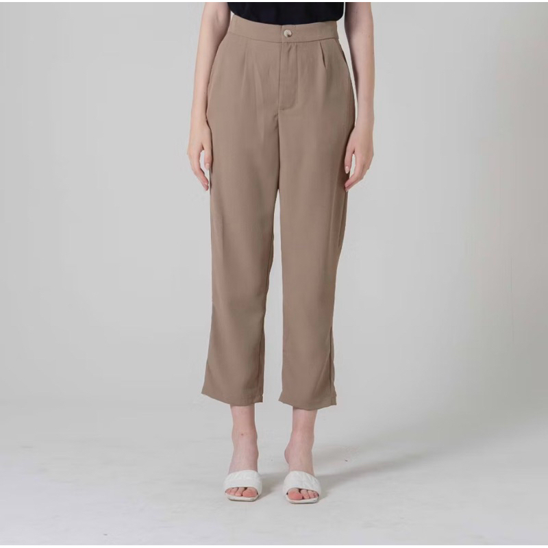 THIS IS APRIL - BECKLYN PANTS BROWN (NEW)