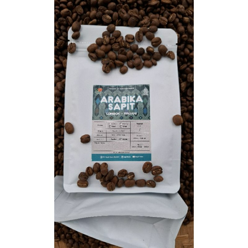 

Kopi Arabika Lombok single origin - 100% Biji kopi Arabika 500gr