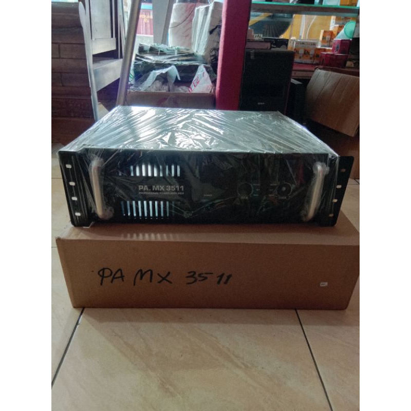 BOX POWER PA. MX 3511 PROFESIONAL POWER AMPLIFIER
