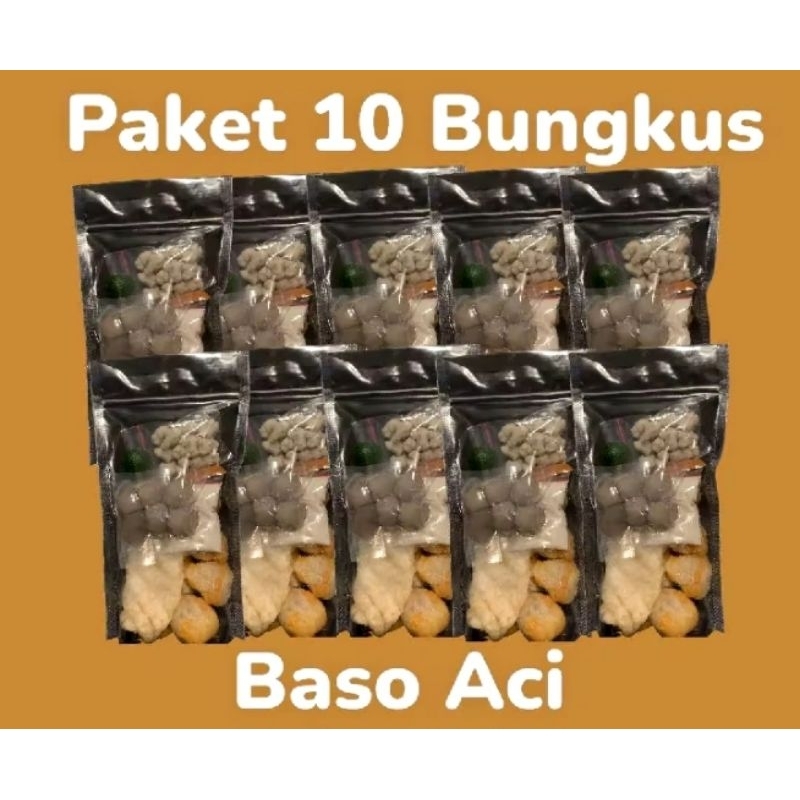 

paket10 bungkus basoaci