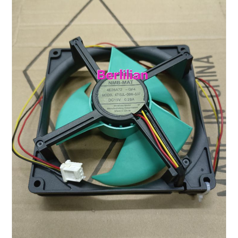 KIPAS DC 15V Merek NMB Ukuran 12CM / Kipas Untuk Kulkas