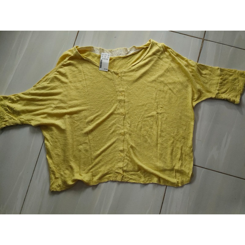 cardigan kuning