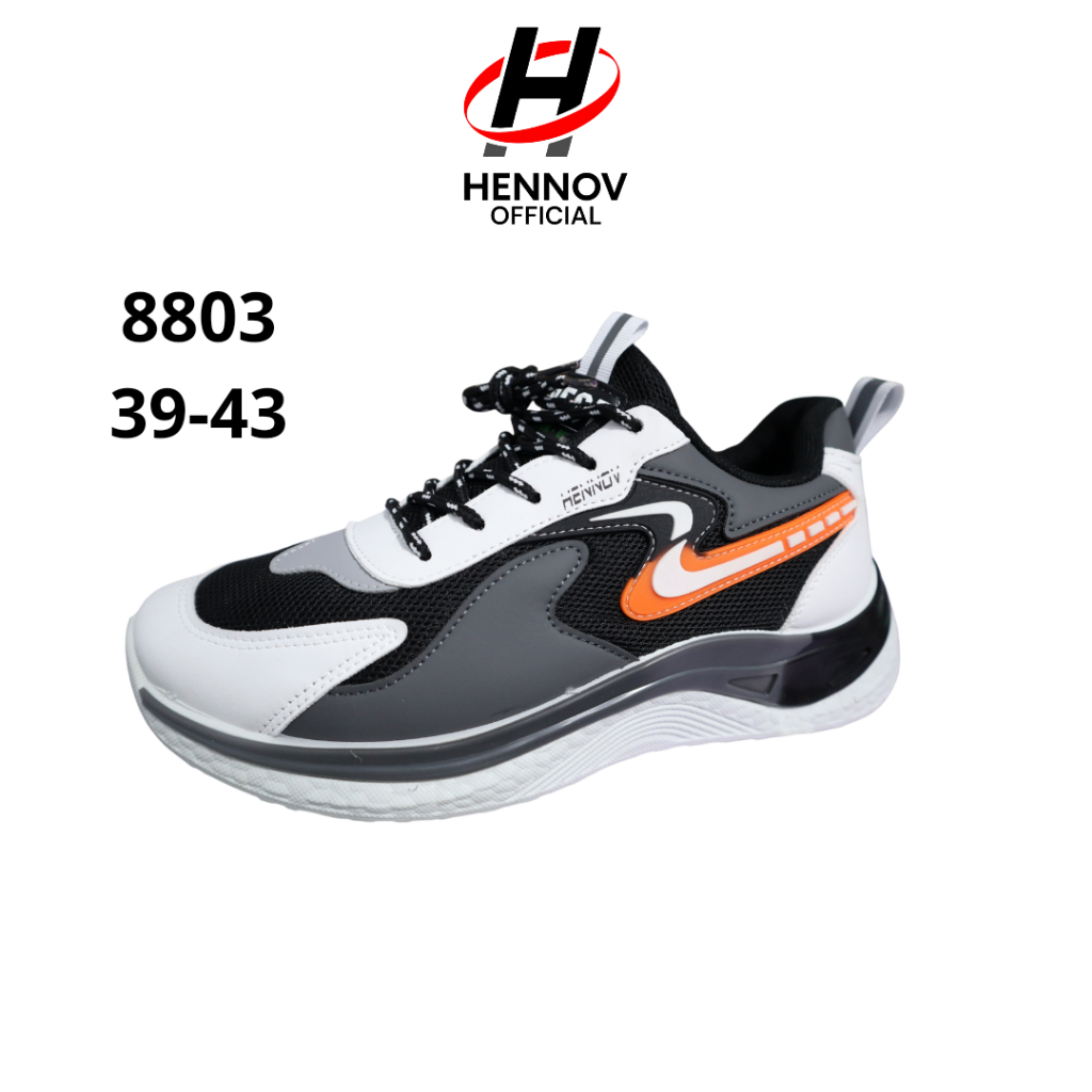 Hennov Sepatu Sporty Sneakers Running Olahraga Sepatu Fashion 8803