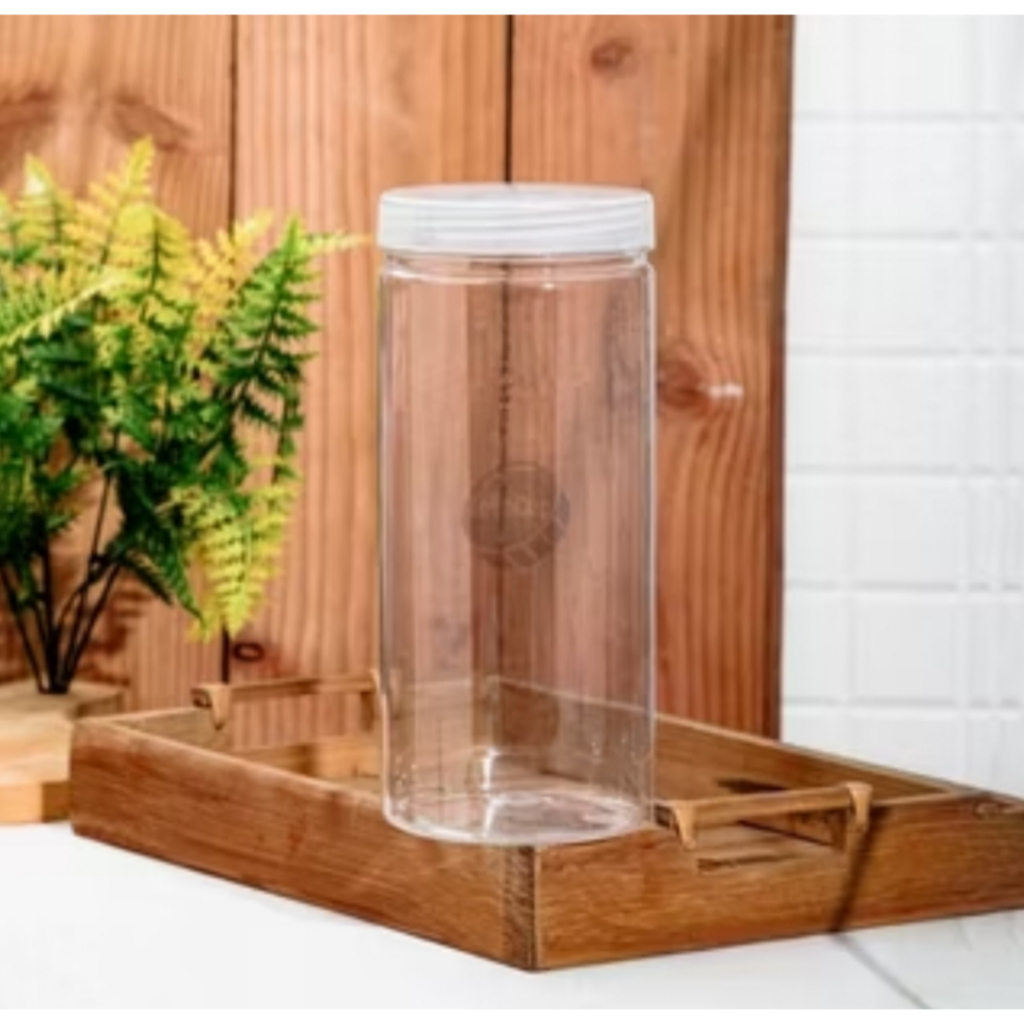 Toples tabung aesthetic 1500ml toples bening toples kecil berbagai ukuran 200-1500ml