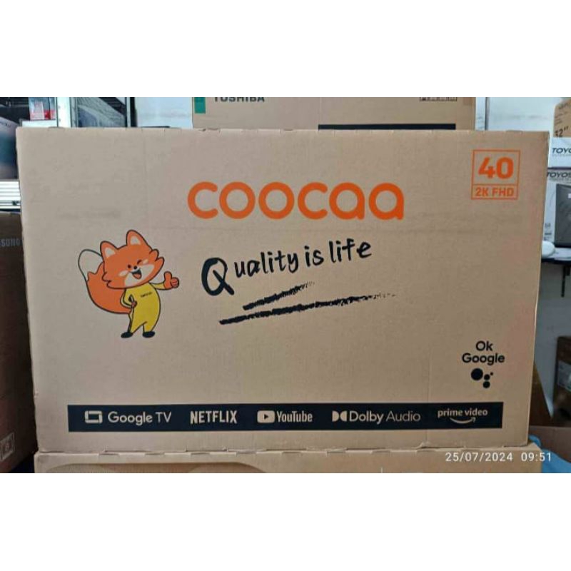 NEW COOCAA 40 inch GOOGLE TV-2K LED-TV (COOCAA 40Z65)