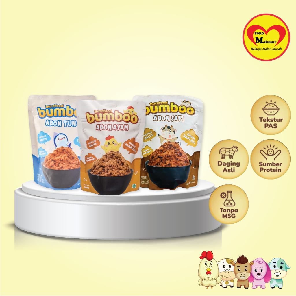 

Bumboo Abon Ayam / Sapi 90gr / Tuna 75gr / Toko Makmur Baby Shop