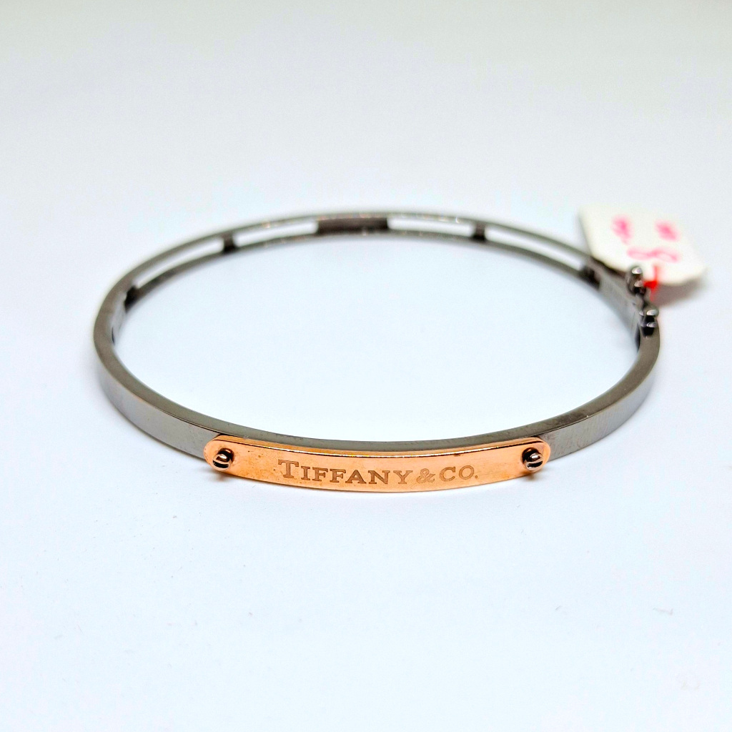 GELANG OVAL BLACK GOLD VARIASI UKIR 375 / 8K