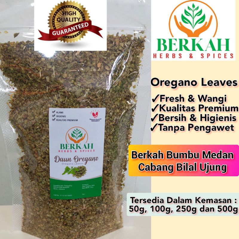 

Daun Oregano Leaves Berkah 250g 500g Kualitas Premium Tanpa Pengawet Halal