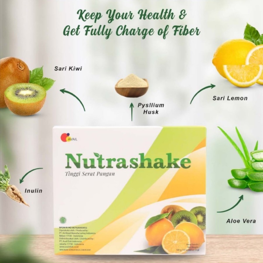 

NUTRASHAKE AVAIL Kemasan 6 Sachet