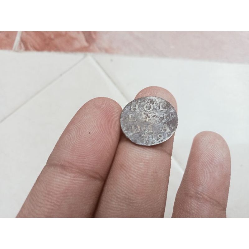 2 stuiver belanda 1719 fine ori