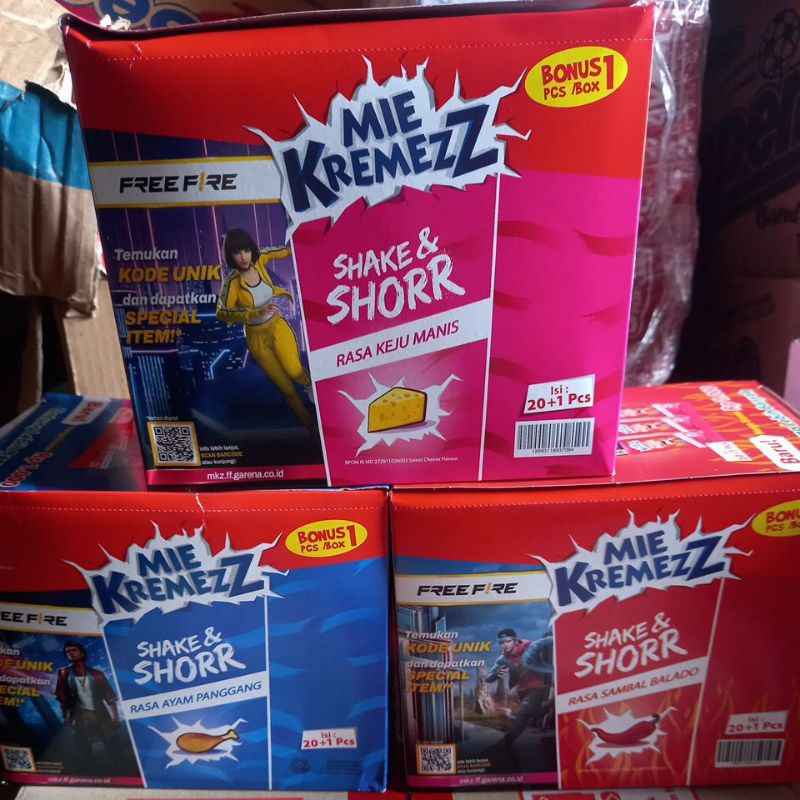 

MIE KREMEZZ 1BOX ISI 20+1