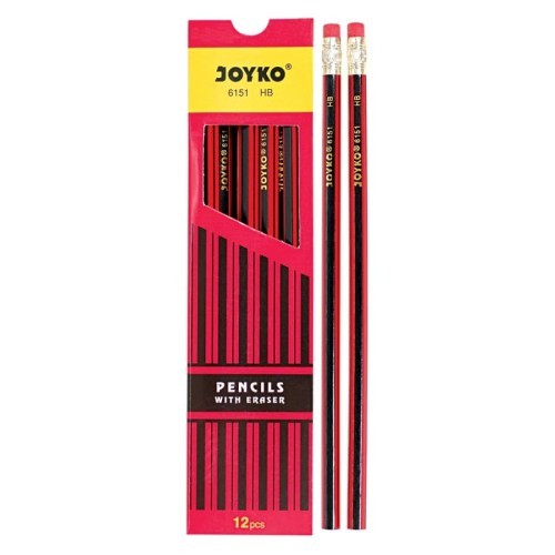 

Pensil Joyko HB 6151 / Pensil Kayu Raut / Wooden Pencil + Stip