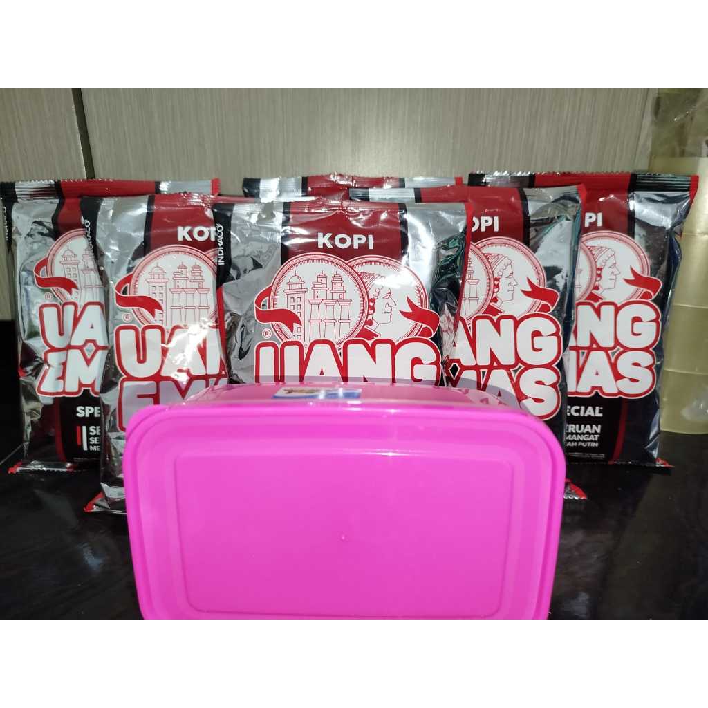 

Paket 6pc - Kopi Uang Emas Spesial 135gr - Free Ktk Makan