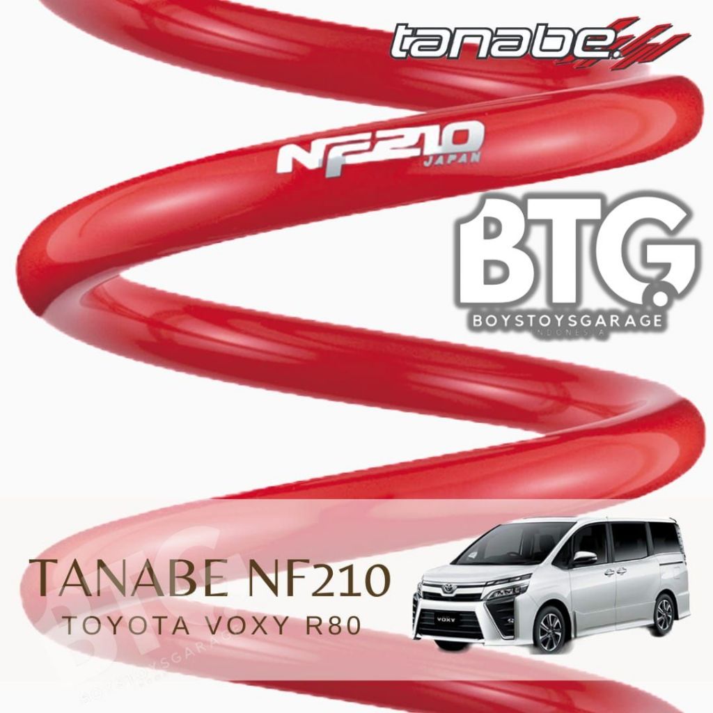 Per Tanabe NF210 Toyota Voxy 80 2014 - 2021 TANABE Lowering Kit ZRR80W Ceper