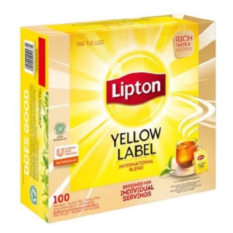 

Ay00! Lipton Yellow Label Black Tea Isi 100 Tea Bags