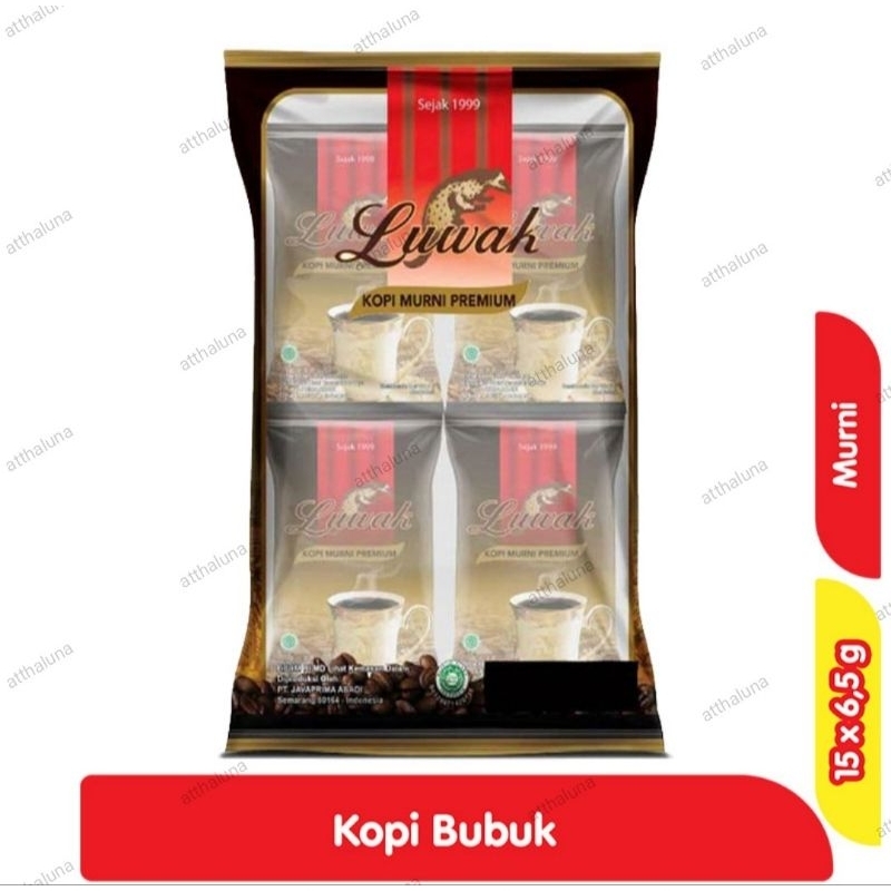 

Kopi Bubuk Hitam Luwak renceng