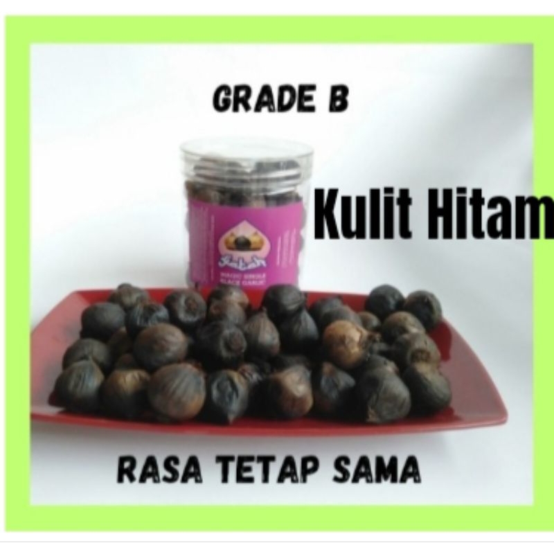 

Bawang Hitam Tunggal Lanang/Black Garlic 250gr