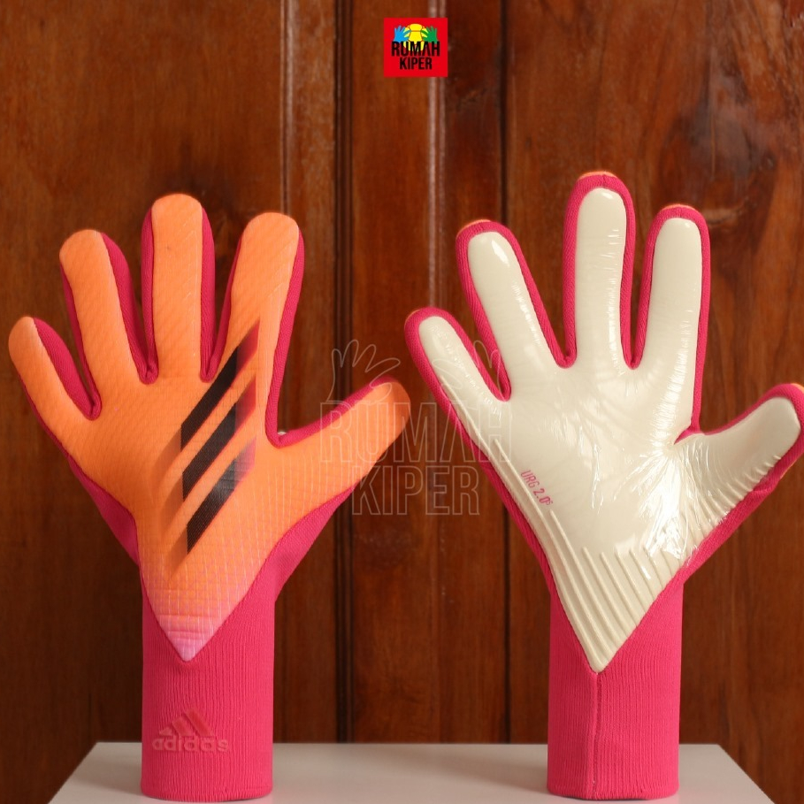 ADIDAS X  GL PRO WHITE/PINK (SKU : BR 159) Sarung Tangan Kiper